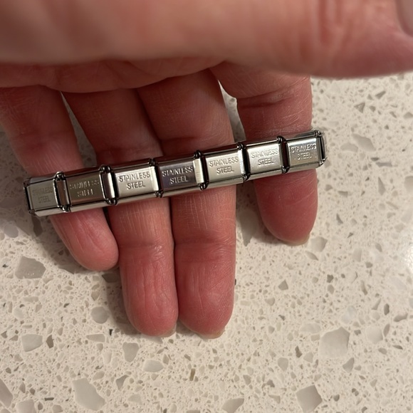 New generic stainless steel stretch bracelet nomination style - Picture 4 of 5